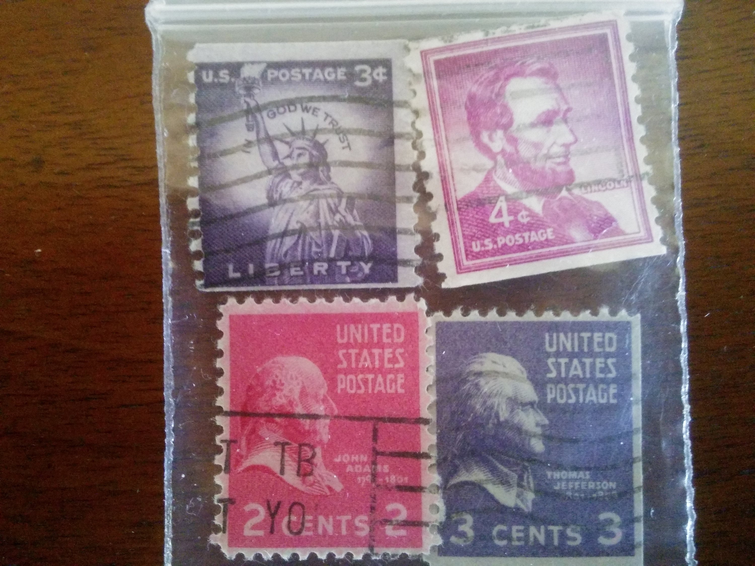 Vintage Presidential Stamps - Vintage Stamps - Statue of Liberty  display picture 1