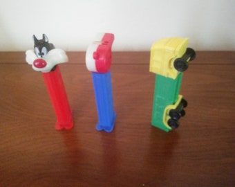 Vintage PEZ Truck Red Blue Pez Candy Dispenser - Etsy