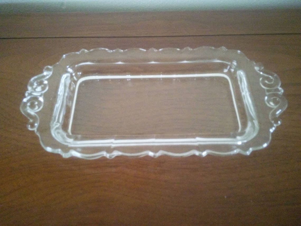Vintage Butter Dish Bottom Clear Butter Dish Butter Dish Etsy