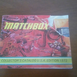 Matchbox Catalog Book 1972 - 1972 Matchbox Catalog - Matchbox Collectors Catalog 1972 - Matchbox Car Catalog
