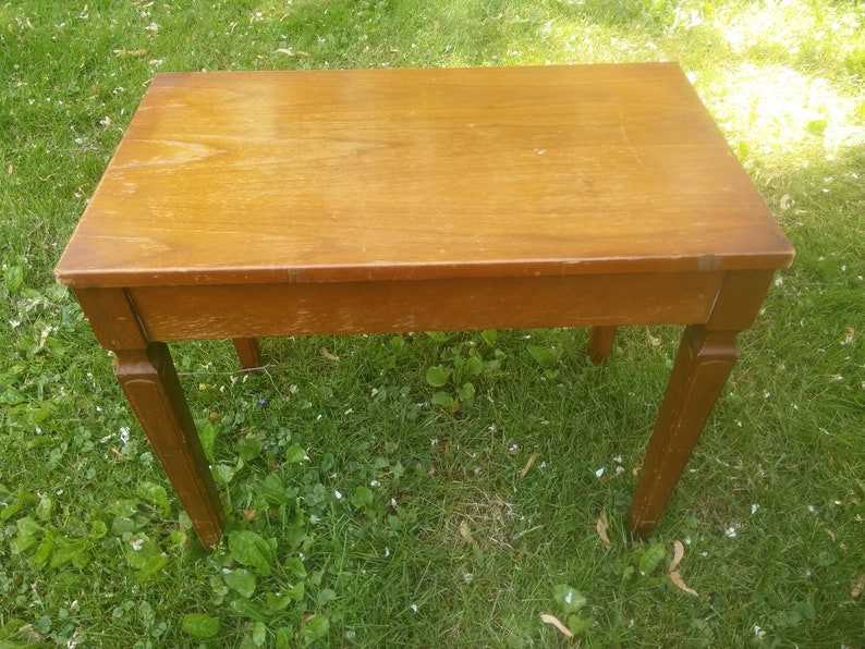 Vintage Piano Bench Wood Piano Bench Wood Bench Bench Etsy