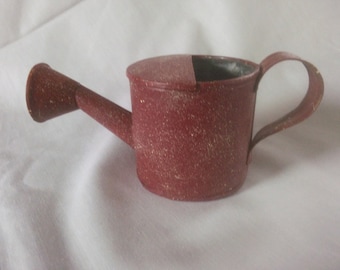 Vintage Mini Galvanized Watering Can - Mini Sprinkling Can - Watering Can - Fairy Garden Sprinkling Can - Mini Watering Can - B40