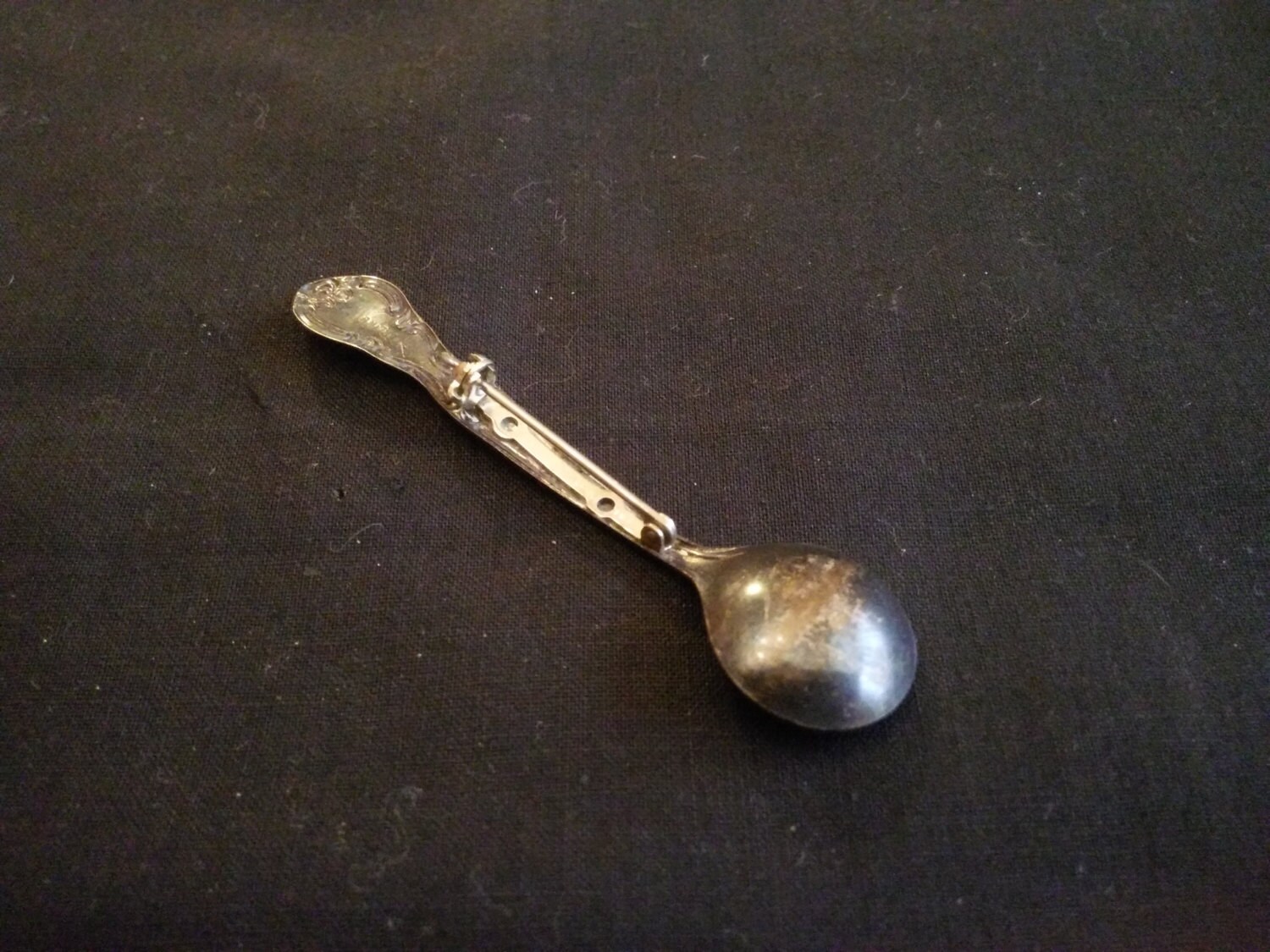 Vintage Sterling Silver Spoon Pin Sterling Silver Spoon Pin Etsy