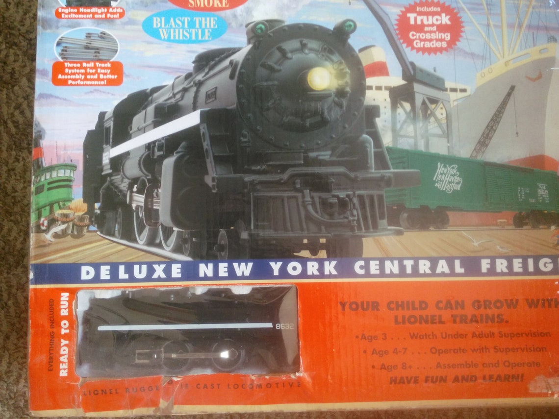 Vintage Lionel Train Set Lionel Deluxe New York Central Etsy