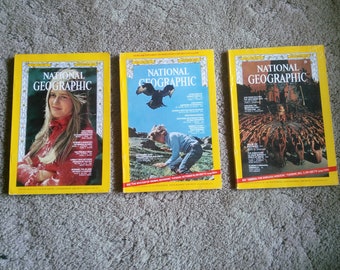 1993 & 1994 National Geographic Magazines - Etsy