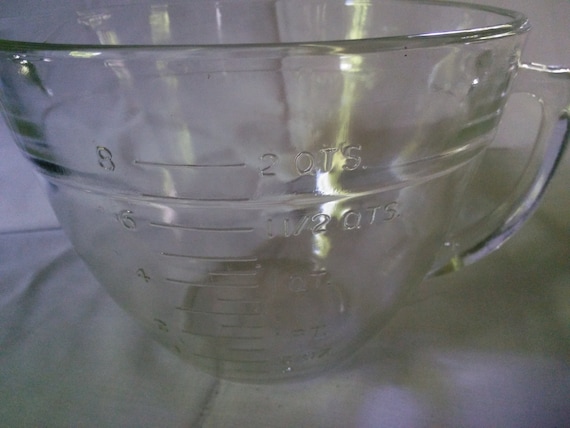 Vintage Anchor Hocking Eight Cup Measuring Cup Liquid Measuring