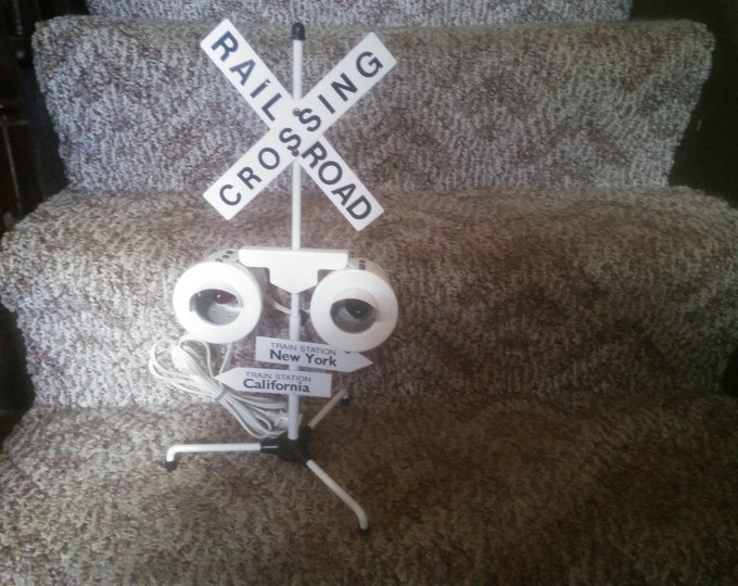 Vintage Railroad Crossing Light Railroad Railroad Light Crossing Light