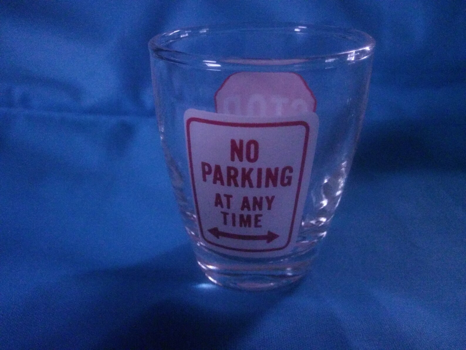 Vintage Shot Glasses Set of Two Road Sign Shot Glasses Etsy