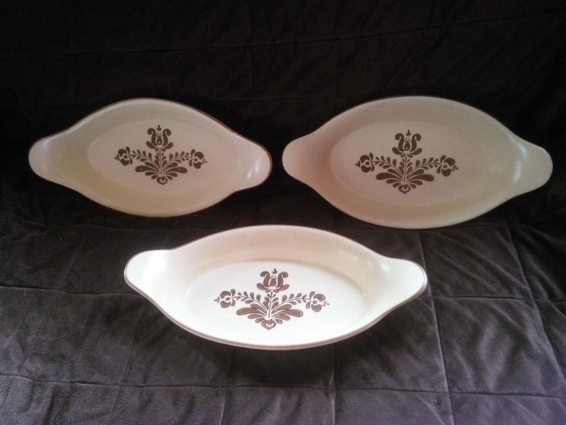Vintage Pfaltzgraff Village Au Gratin Dishes Au Gratin Etsy