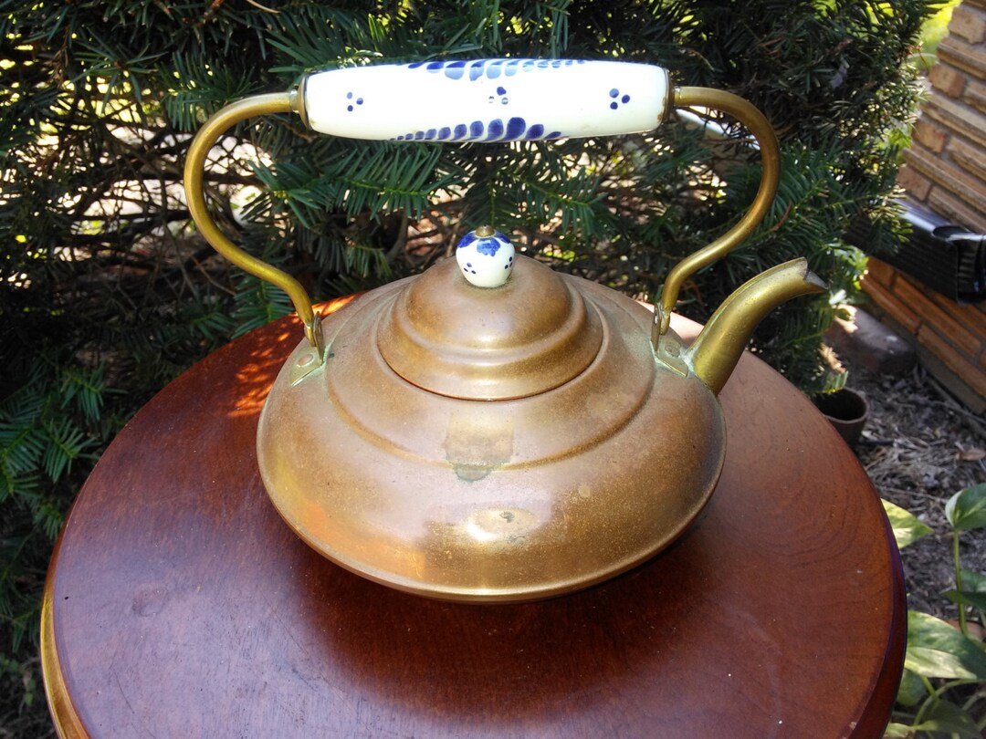 Vintage Copper Tea Pot Made in Holland Copper Teapot Vintage Copper