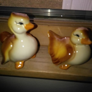 Vintage Pair of Duck Figurines Kay Finch Unmarked Kay Finch Figurines Duck Figurines Duck Statues Easter Decor Vintage Easter image 4