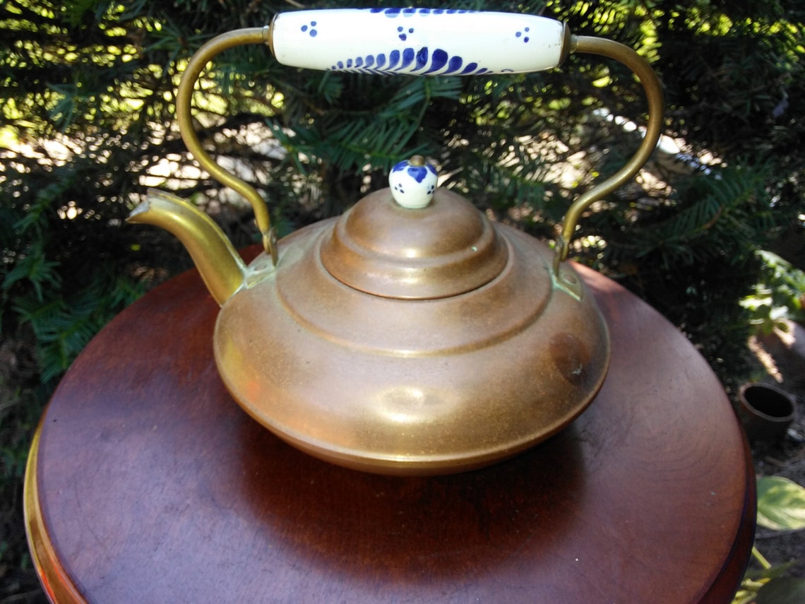 Vintage Copper Tea Pot Made in Holland Copper Teapot Etsy
