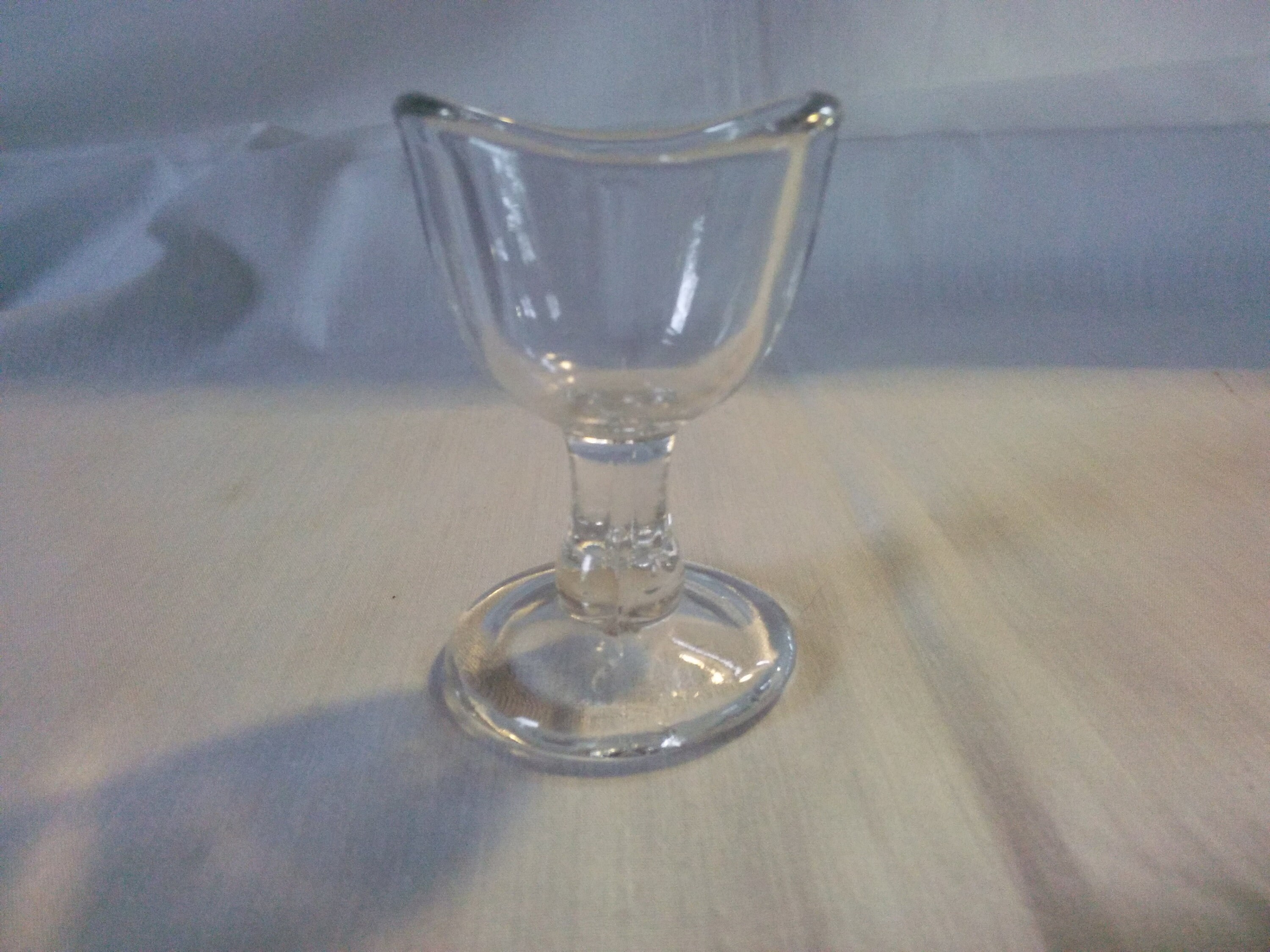 Vintage Eye Wash Cup - Eye Cup - Eye Wash - Clear Glass Eye Cup - as is -  B75 - Etsy