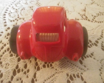 Vintage Structo Two Wheeled Toy Car - Vintage Toy - Vintage Toy Car - Two Wheeled Car - Volkswagen Beetle Toy Car