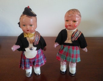 Vintage German Dolls - Dolls - Windup Dolls - German Dolls - Vintage Dolls - Made in US Zone Germany