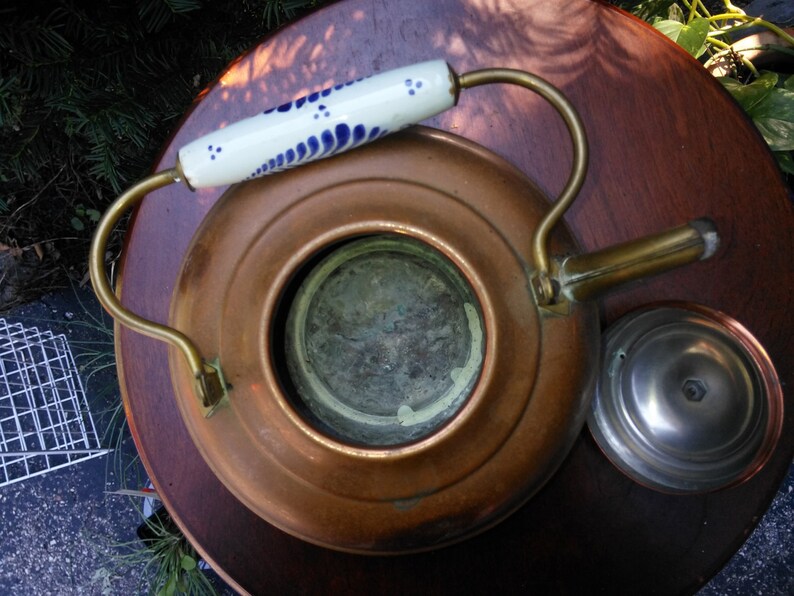 Vintage Copper Tea Pot Made in Holland Copper Teapot Etsy