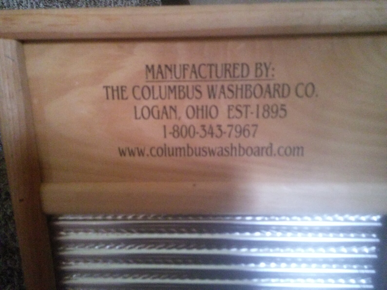 Vintage Washboard by Columbus Washboard Company Columbus Etsy