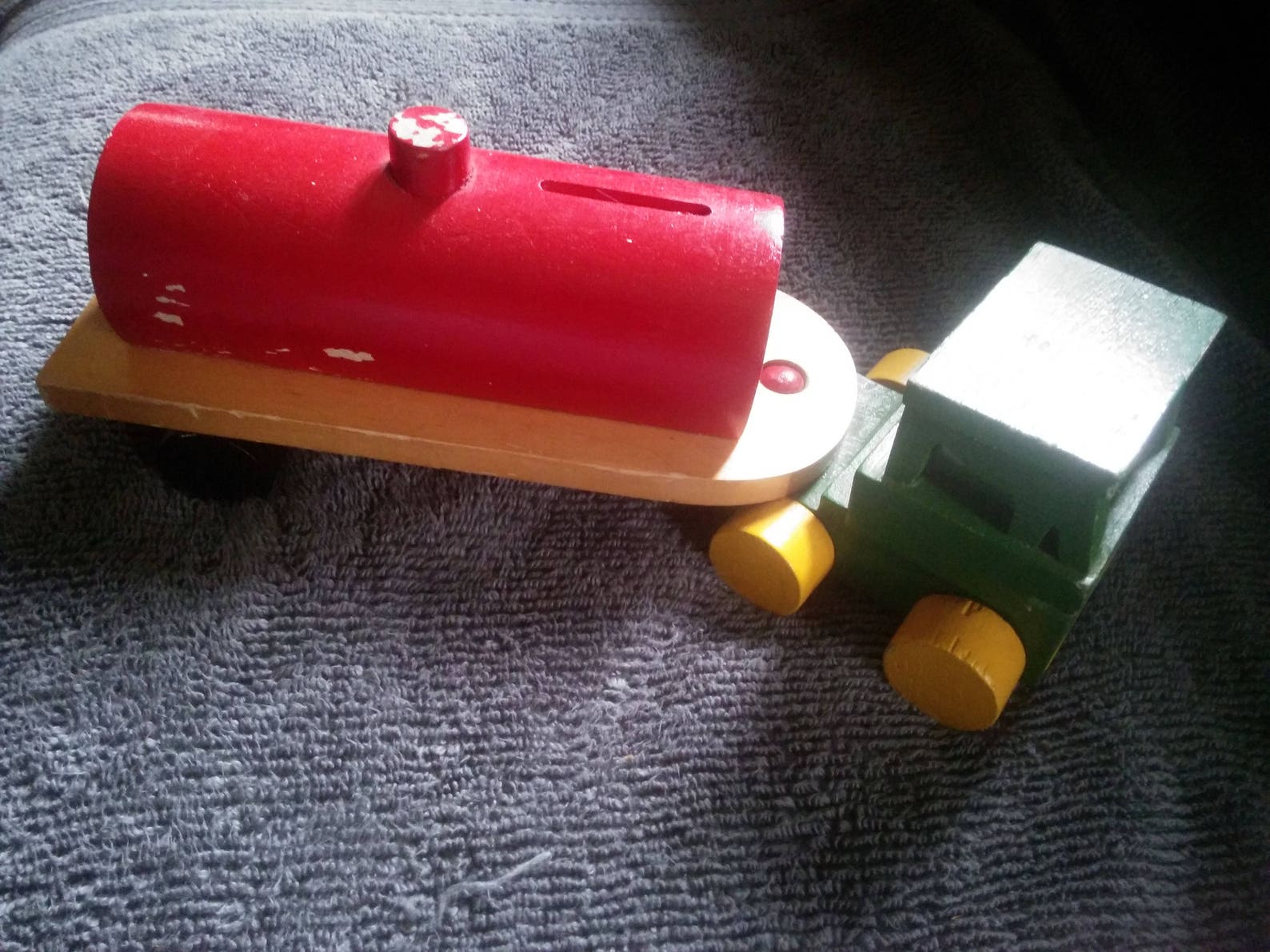 Vintage Wood Truck Bank Wood Bank Toy Truck Truck Bank Etsy