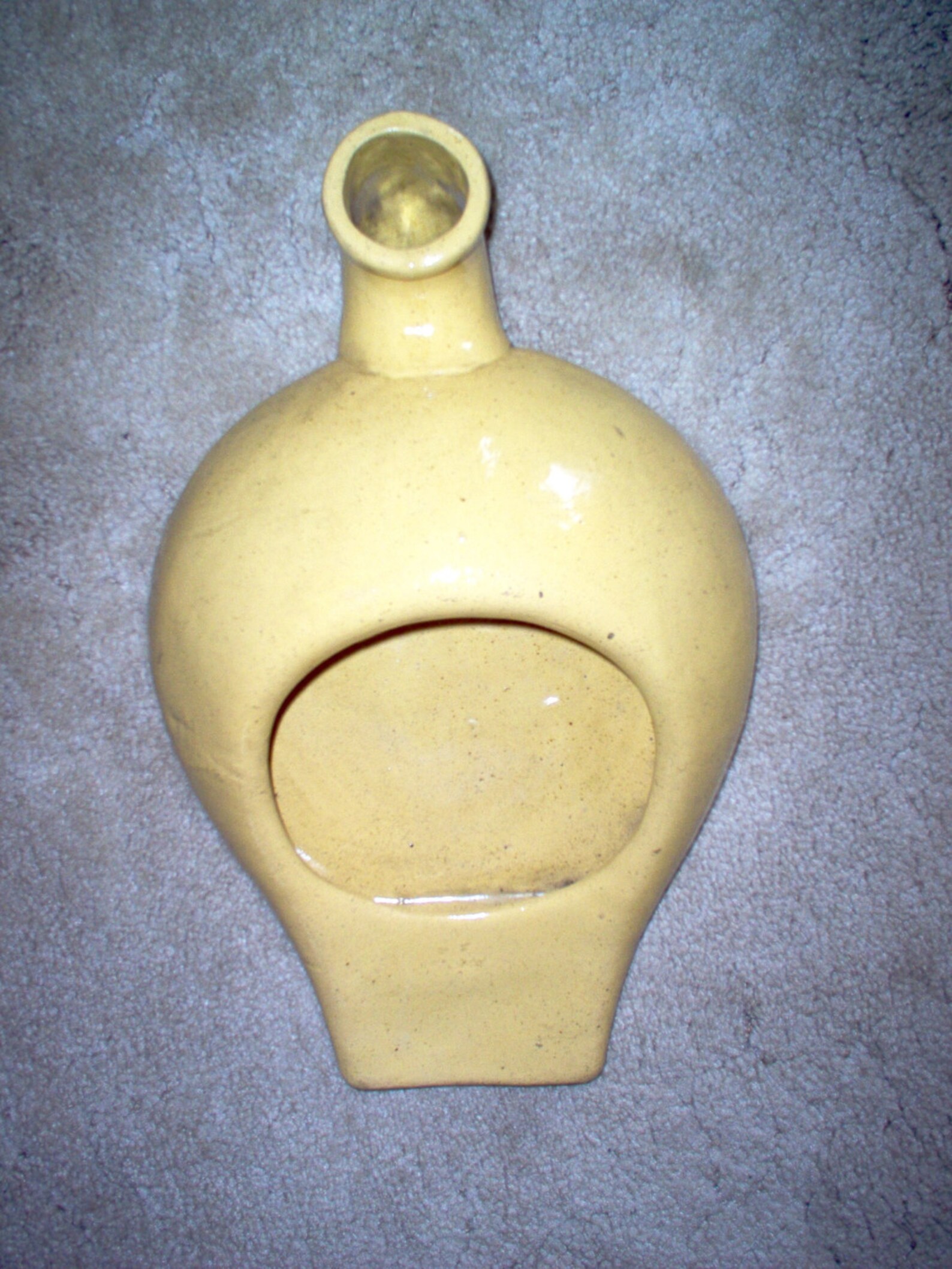 Vintage Yellow Ware Ceramic Bed Pan Bed Pan Bed Pan Etsy