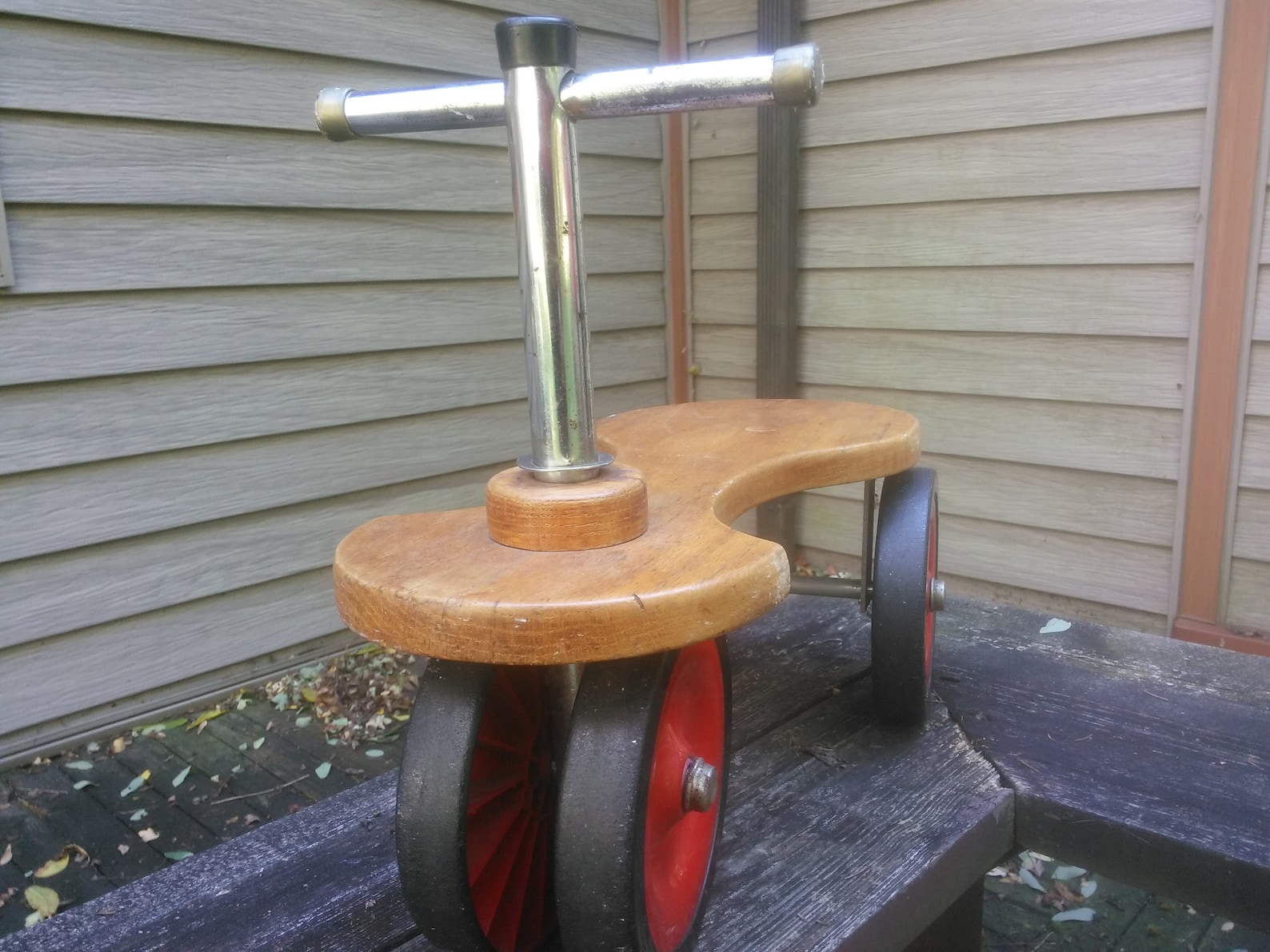 Vintage Scooter Scooter Ride On Toy Wood Scooter ATC | Etsy