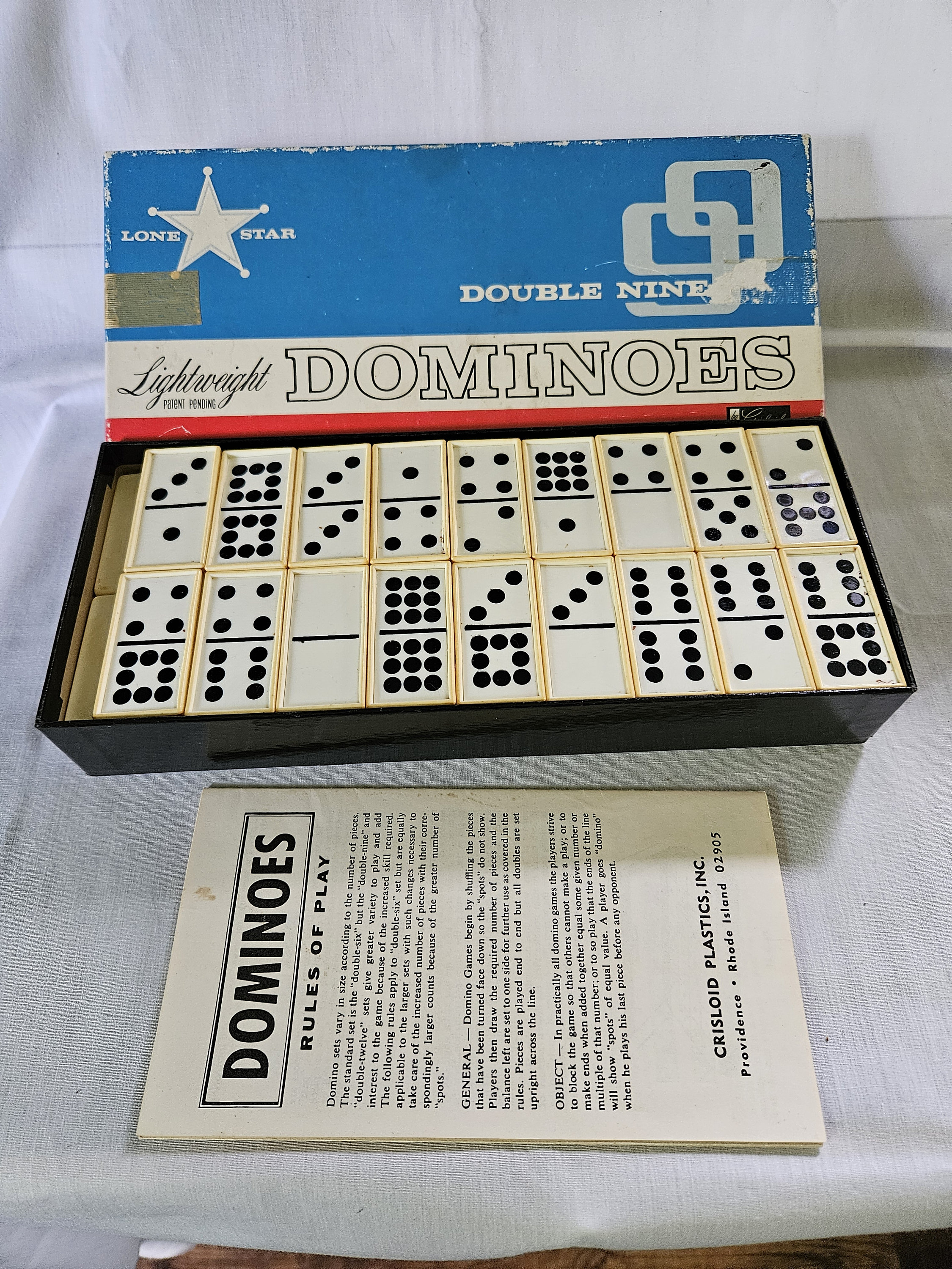Vintage Double Nine Dominoes - Dominoes - Double Nine - Vintage