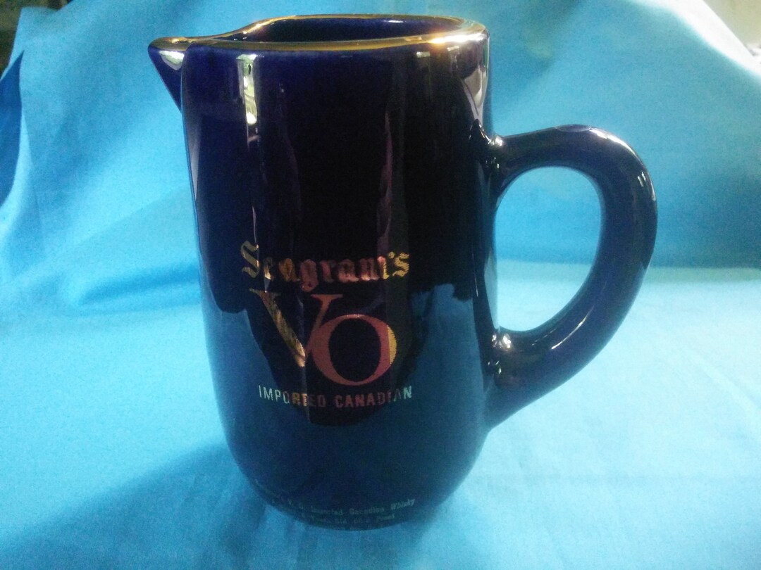 Vintage Bar Bottle Pour Vintage Seagram's Whiskey