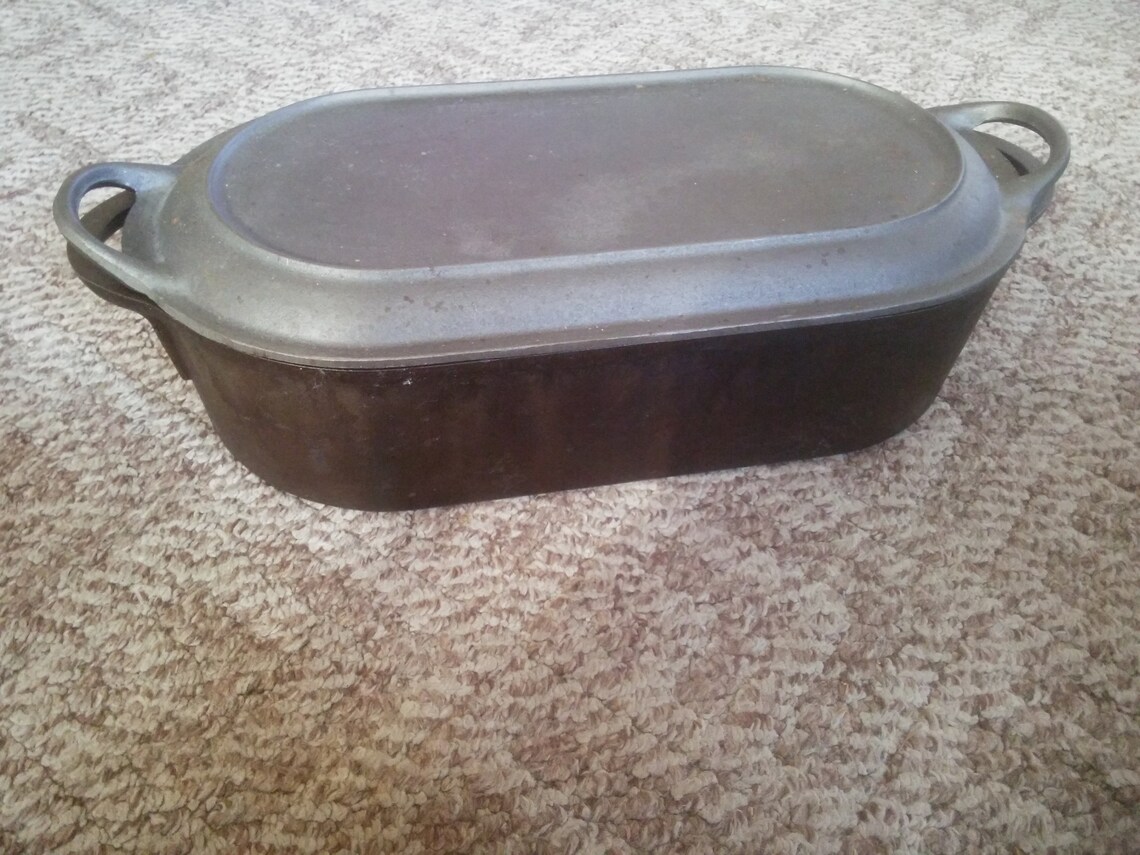 Cast Iron Deep Fish Fryer Cast Iron Cookware Cast Iron Etsy