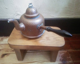 Vintage Copper Teapot - Copper Teapot - Vintage Copper Tea Kettle - Copper Teapot with Side Handle - Copper - Vintage Copper - UBR
