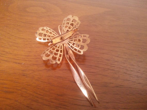 Vintage Rhinestone Pin - Vintage Pin - Vintage La… - image 6