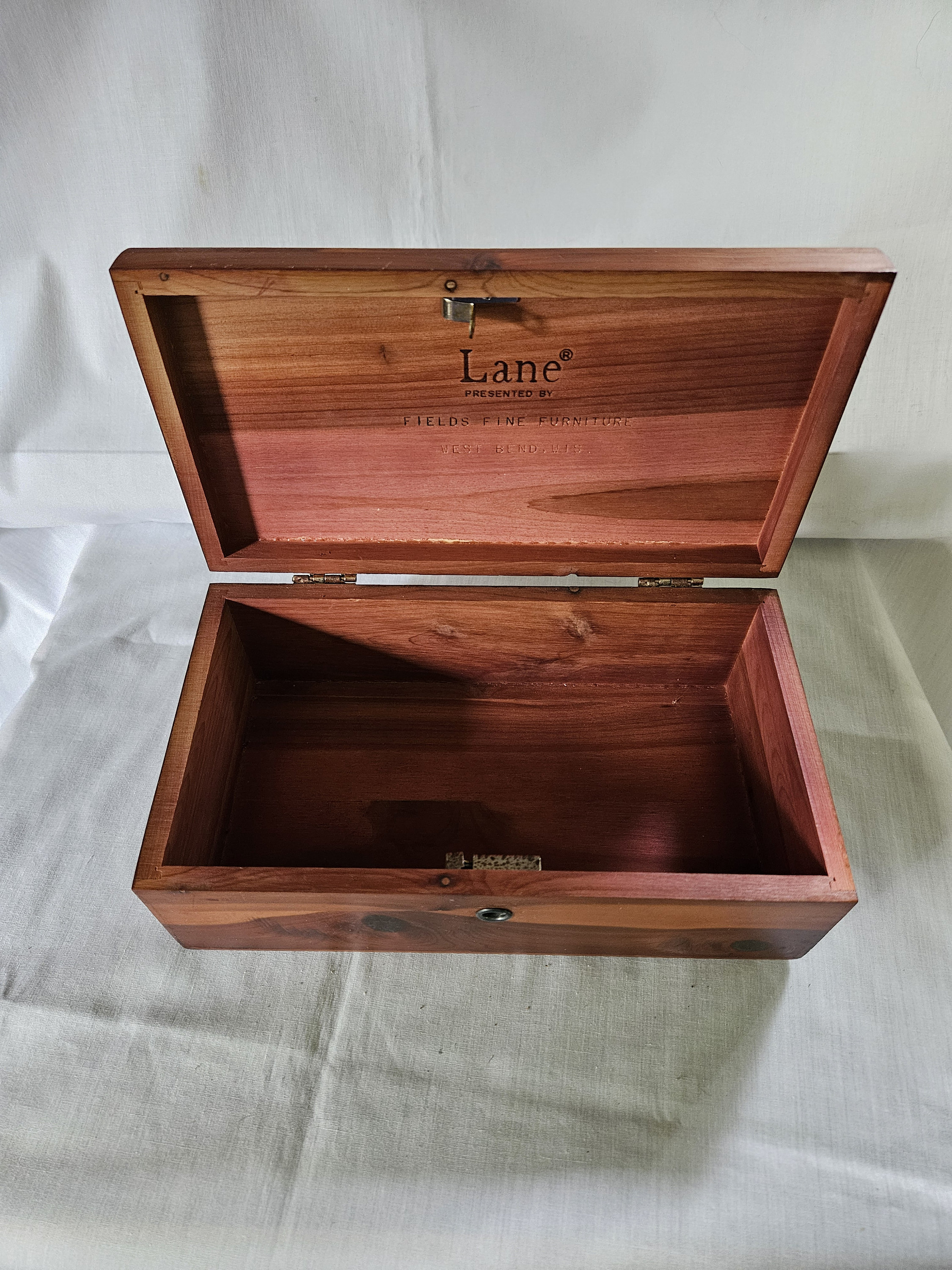 Vintage Lane Cedar Chest Salesman Sample - Wood Box - Wood