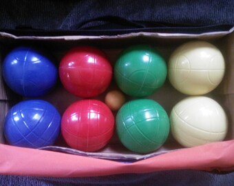Vintage MacGregor Bocce Ball Set - Vintage Bocce Ball - Lawn Game - Bocce Ball