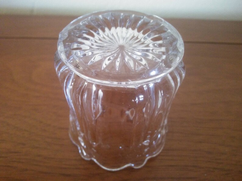 Beautiful Vintage Clear Toothpick Holder Clear Glass Etsy