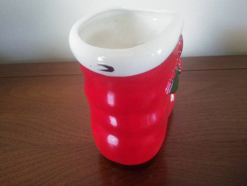 Vintage Christmas Boot Planter Santa Boot Planter Lefton - Etsy