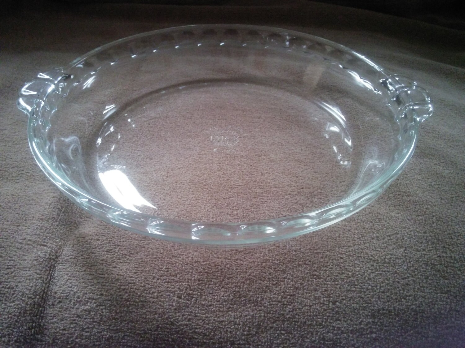 Pyrex Deep Dish Pie Plate 9 1/2 Inch Pyrex Glass Pie Plate Etsy