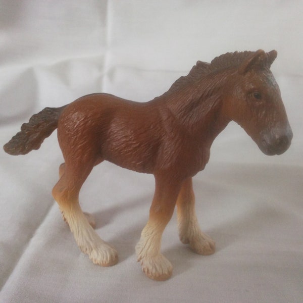 Vintage Schleich Horse Figurine - 2002 Schleich Horse - Horse Figurine - Plastic Germany Horse - Foal - Schleich - B69