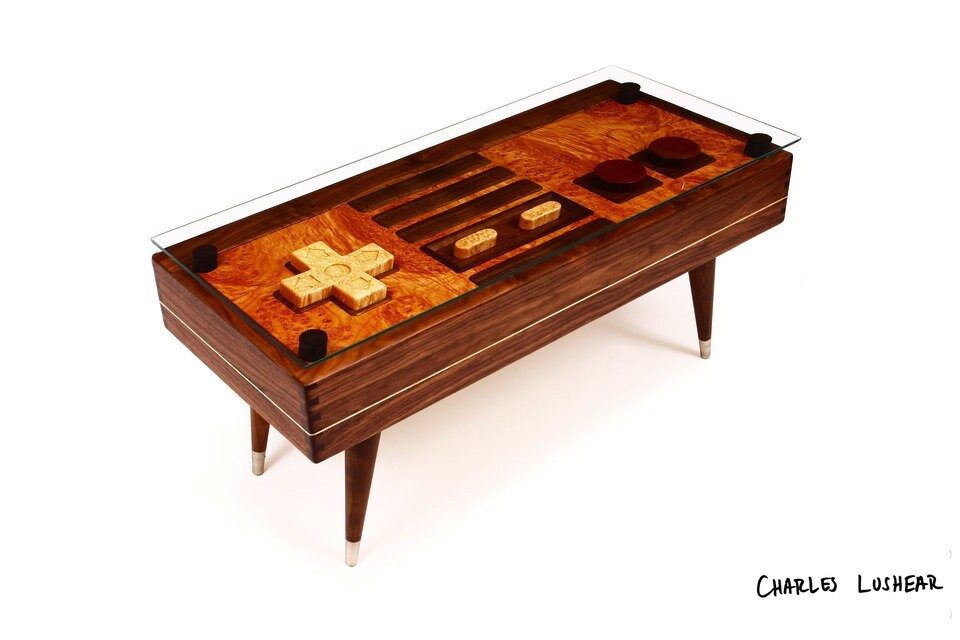 8bit Retro Gaming Table Etsy