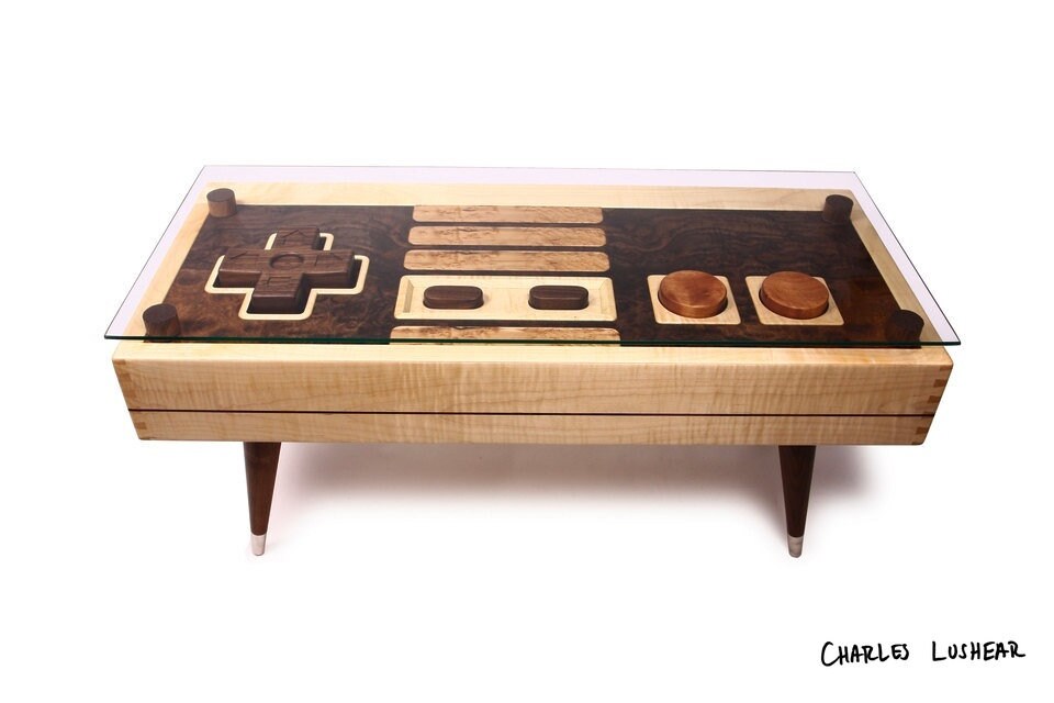 8bit Retro Gaming Table Functional Etsy