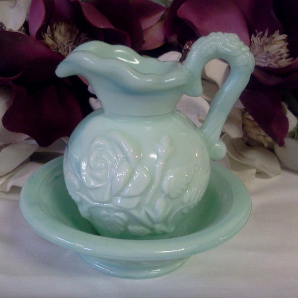 Vintage Avon Pitcher and Bowl