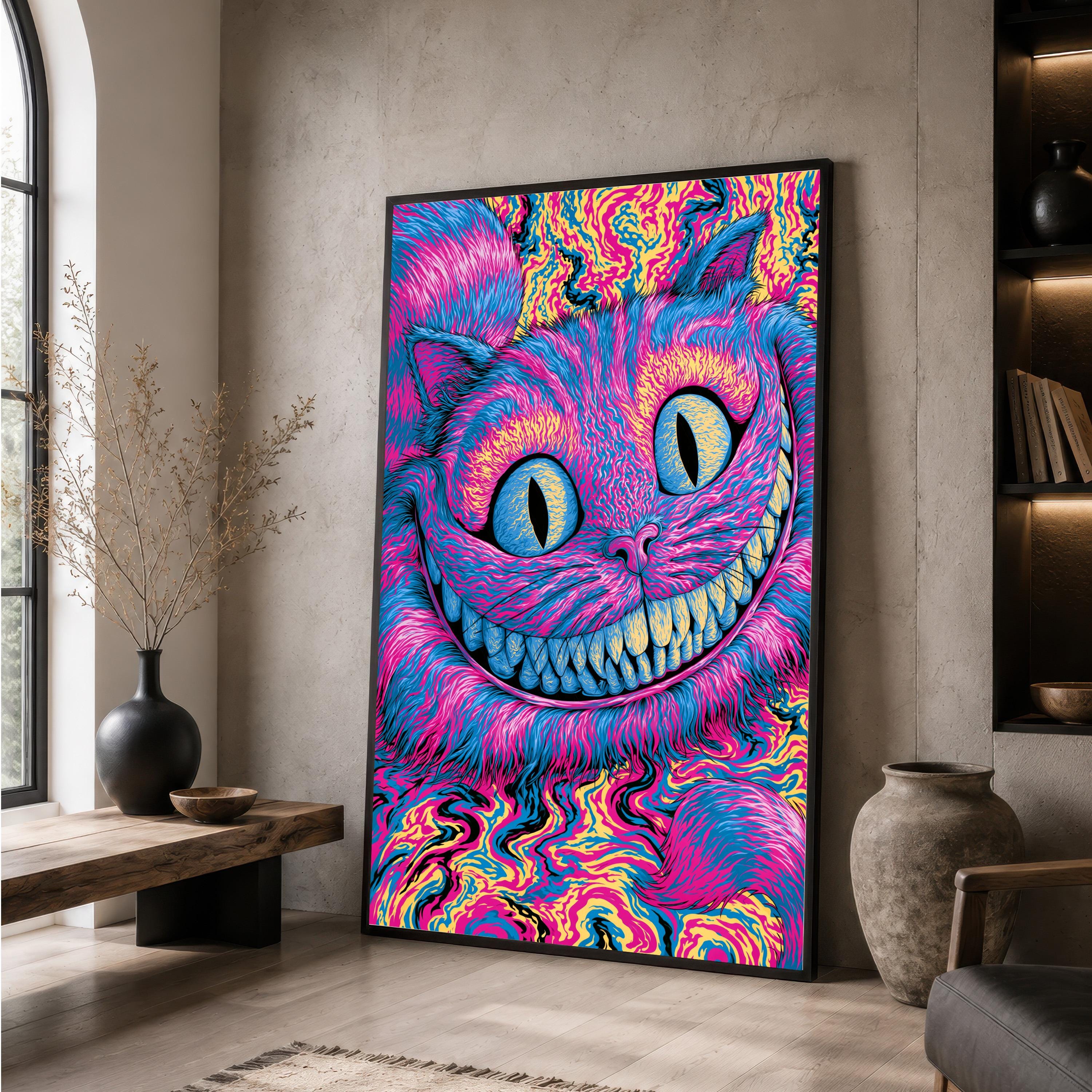 Alice in Wonderland Psychedelic Poster - Etsy