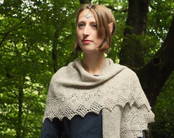 Rhien shawl PDF knitting pattern