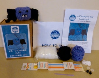 Lil' Vampire Bat Knitting Kit