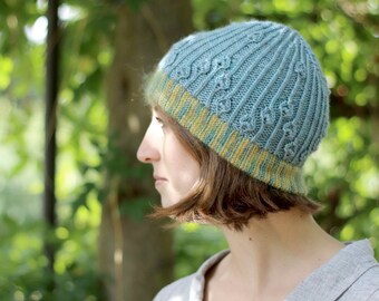 Camaura hat PDF knitting pattern