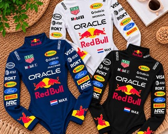 Rennanzug im Max-Verstappen-Stil, Funktionsbekleidung im F1-Stil (Lycra)