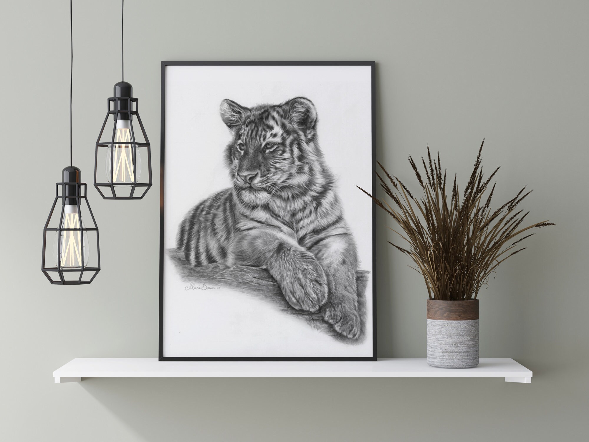 Tiger Art Dessin Dun Tigre Tigre Cub Art Du Grand Chat Etsy Canada Tiger Art Dessin Dun Tigre Tigre Cub Art Du Grand Chat Etsy Canada