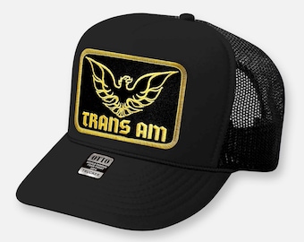 Cappellino da camionista con toppa ricamata Trans-Am