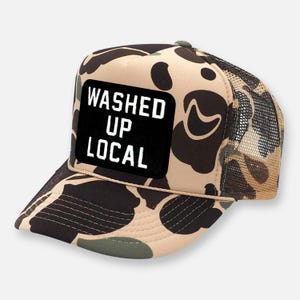 Cappello da camionista con toppa ricamata "Wasteed Up Local"