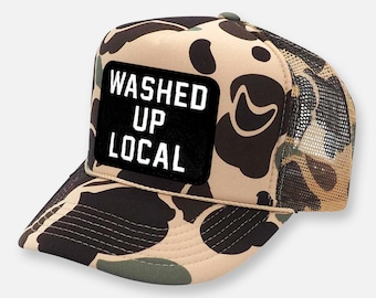 Cappello da camionista con toppa ricamata "Wasteed Up Local"