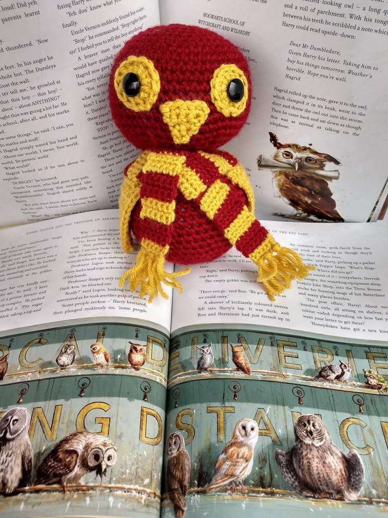 Set of 4 Harry Potter inspired Owls Etsy