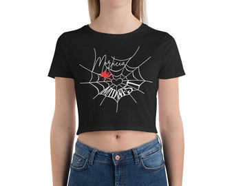 Morticia Crop Tee