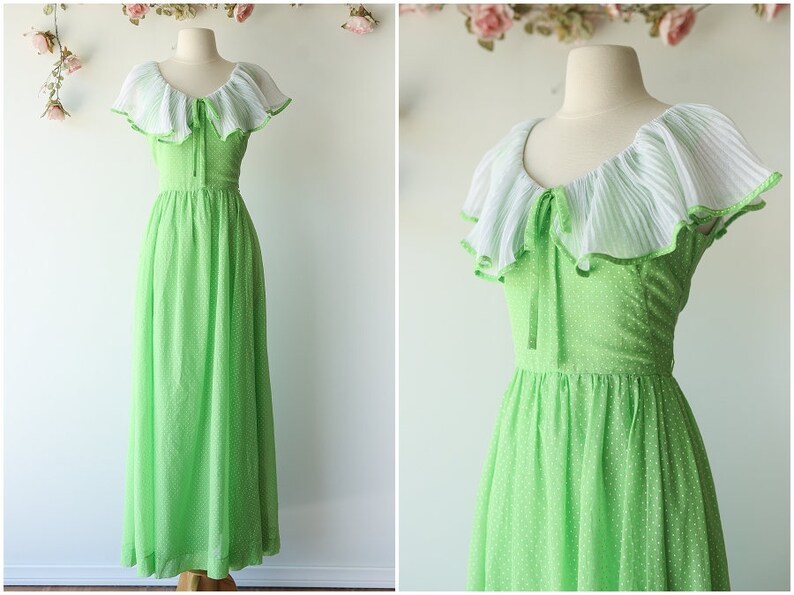 lime green maxi dress